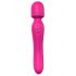 Vibes of Love Wand - Rechargeable, Warming, Massage Vibrator (Pink) 