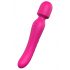 Vibes of Love Wand - Rechargeable, Warming, Massage Vibrator (Pink) 