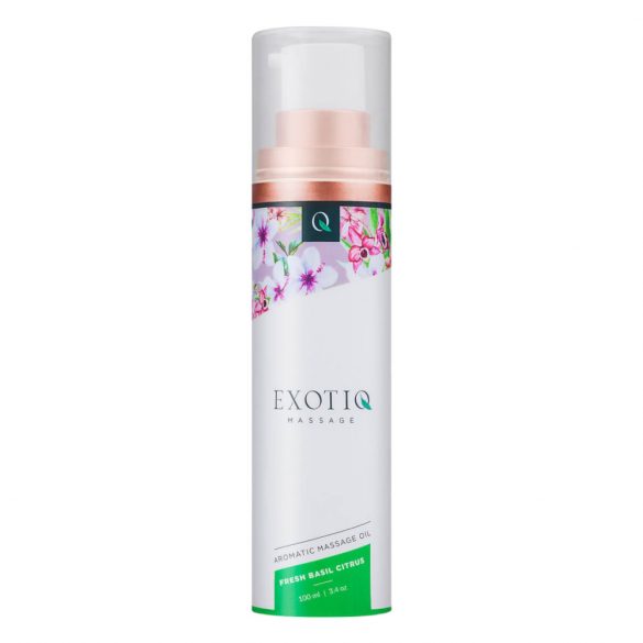 Exotiq - Scented Massage Oil - Basil-Lemon (100ml) 