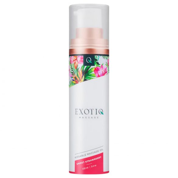 Exotiq - Strawberry Scented Massage Oil (100ml) 