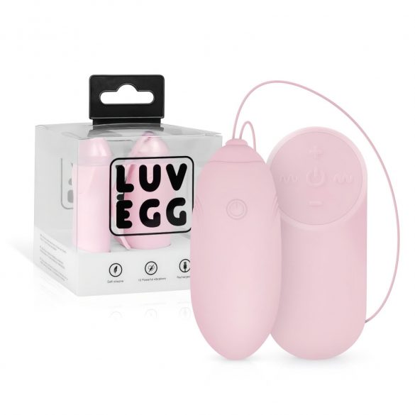 LUV EGG - Rechargeable Wireless Vibrating Egg (Pink) 