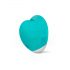 Good Vibes Oron - Battery Powered, Heart-shaped Clitoral Vibrator (Turquoise) 