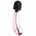 Rosy Gold Wand Mini Curve - rechargeable massaging vibrator (rose gold) 