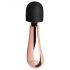 Rosy Gold Wand Mini Curve - rechargeable massaging vibrator (rose gold) 