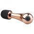 Rosy Gold Wand Mini Curve - rechargeable massaging vibrator (rose gold) 