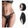 Pantyrebel - Rechargeable, Wireless Vibrating Thong - Black (S-L) 