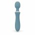 Bloom Orchid Wand - Rechargeable Massage Vibrator (Turquoise) 