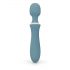 Bloom Orchid Wand - Rechargeable Massage Vibrator (Turquoise) 