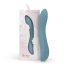 Bloom Rose - Rechargeable Silicone G-Spot Vibrator (Turquoise) 