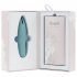 Bloom Tulip - Rechargeable Silicone Clitoral Vibrator (Turquoise) 