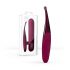 Senzi - Rechargeable, Waterproof Clitoral Vibrator (Burgundy) 