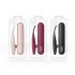 Senzi - Rechargeable, Waterproof Clitoral Vibrator (Burgundy) 