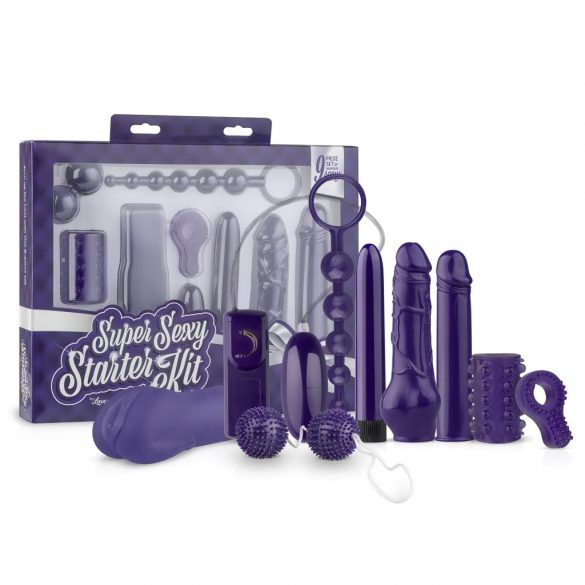 LoveBoxxx Super Sexy - Vibrator Set (9 Pieces) 