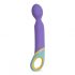 PMV20 Base Wand - Battery-Powered Massaging Vibrator (Purple) 