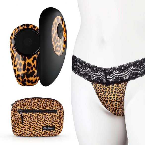 Panthra Tania - Vibrating Panties (Leopard-Black)