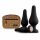 Panthra Kesia - Silicone Anal Dildo Set (3-Piece) - Black 