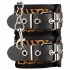 Panthra Gato - Vibrating Bondage Set (8 Pieces) - Leopard-Black 