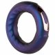 Hueman Saturn - Rechargeable, Waterproof Vibrating Cock Ring (Purple) 