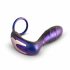 Hueman Black Hole - Radio Controlled Anal Vibrator with Penis Ring (Purple) 