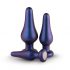 Hueman Comets - Silicone Anal Dildo Set (3-Piece) - Purple 