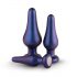 Hueman Comets - Silicone Anal Plug Set (3 Pieces) - Purple