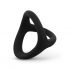 Easytoys Desire Ring - Flexible Cock and Ball Ring (Black) 