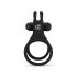 Easytoys Share Ring - Vibrating Cock and Ball Ring (Black) 