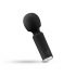 Easytoys Wonder Wand - Rechargeable Mini Massage Vibrator (Black) 