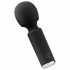 Easytoys Wonder Wand - Rechargeable Mini Massage Vibrator (Black) 