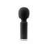 Easytoys Wonder Wand - Rechargeable Mini Massage Vibrator (Black) 