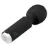 Easytoys Wonder Wand - Rechargeable Mini Massage Vibrator (Black) 