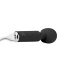 Easytoys Wonder Wand - Rechargeable Mini Massage Vibrator (Black) 