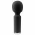 Easytoys Wonder Wand - Rechargeable Mini Massage Vibrator (Black) 