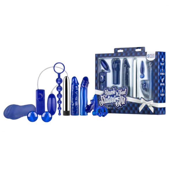 LoveBoxxx Touch 'n Feel - Beginner Vibrator Set (9 Pieces) 