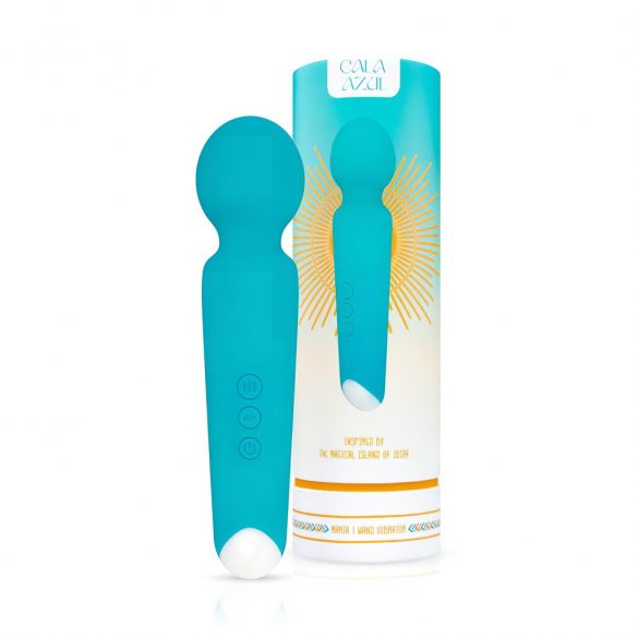 Cala Azul Maria Wand - Rechargeable, Waterproof Massage Vibrator (Blue) 