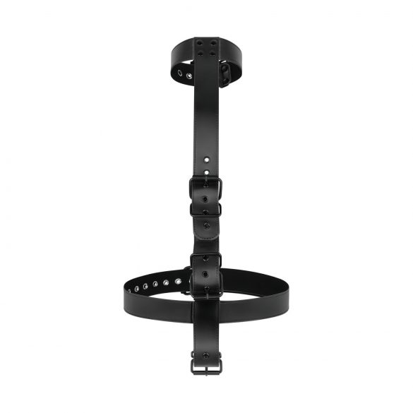 Bedroom Fantasies - Restraint Collar and Cuffs (Black) 