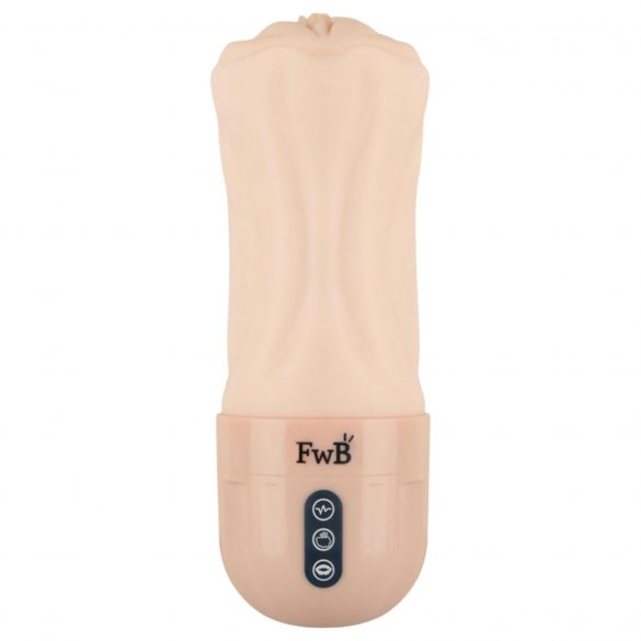 FWB - Lifelike Vibrating Suction Pussy (Natural)