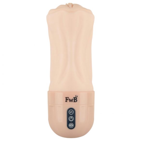 FWB - Lifelike Vibrating Suction Pussy (Natural)