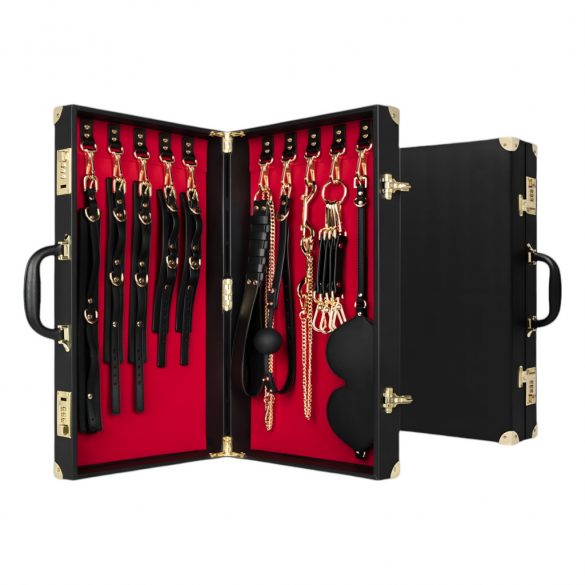 Bedroom Fantasies - 11-Piece BDSM Suitcase (Black)