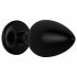 Easytoys Anal Collection - Anal Dildo with Gem - M (Black)