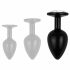 Easytoys Anal Collection - anal dildo with gem - L (black)