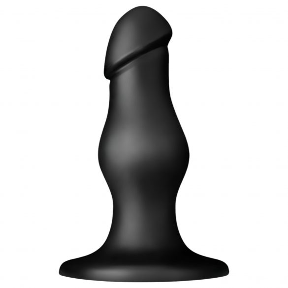 BUTTR FIM-92 - suction cup anal dildo (black)