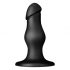 BUTTR FIM-92 - suction cup anal dildo (black)