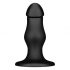 BUTTR FIM-92 - suction cup anal dildo (black)