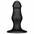 BUTTR FIM-92 - suction cup anal dildo (black)