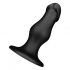 BUTTR FIM-92 - suction cup anal dildo (black)