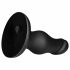 BUTTR FIM-92 - suction cup anal dildo (black)