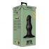 BUTTR FIM-92 - suction cup anal dildo (black)