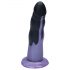 Ylva & Dite Anteros - Suction Cup Realistic Dildo (Black-Purple)