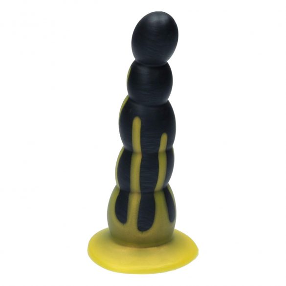 Ylva & Dite Circe - Suction Cup Anal Dildo (Black-Yellow)